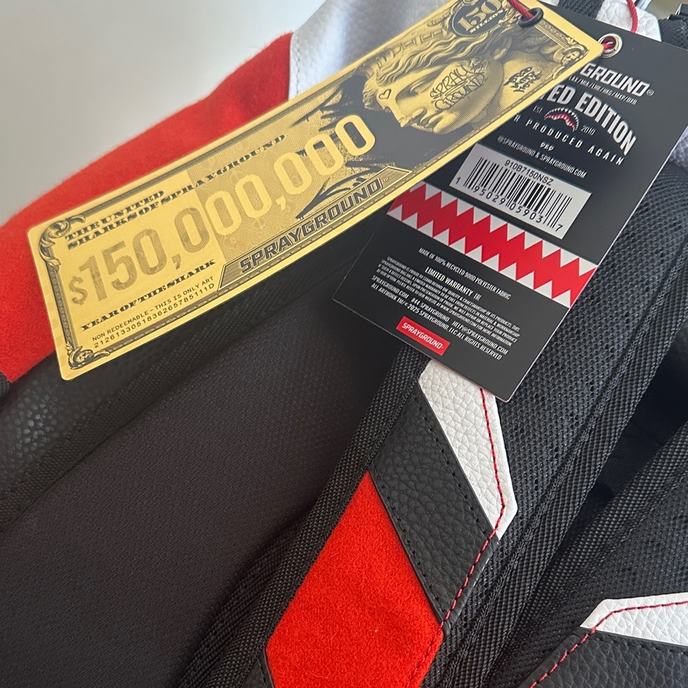 Sprayground SG University Backpack with Shark Patch - Picture 4 of 6